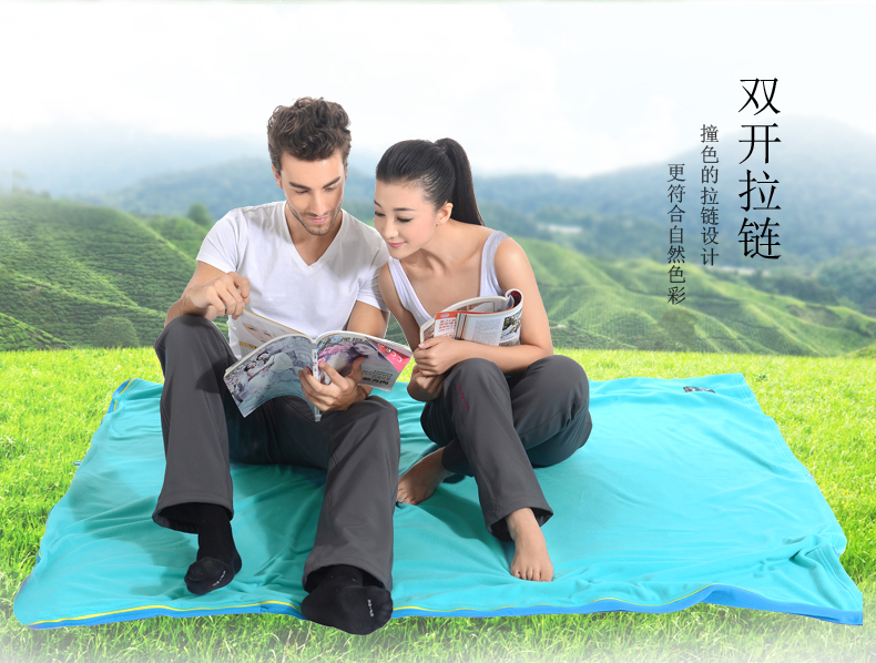 Pháp Pelliot và ngoài trời lông cừu túi ngủ có thể được khâu du lịch mùa thu và mùa đông chăn di động ấm trưa phá vỡ túi ngủ