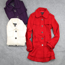 European and American cut womens coat woolen coat weighs 1kg