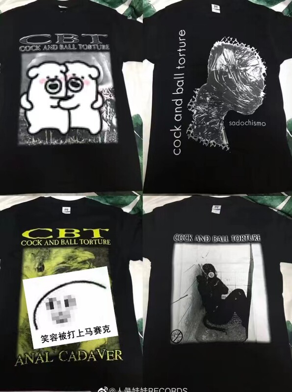"Official In-Stock Item" Cbt/Cockandballtorture Deathgrind Metal Bloodgrind Cotton T-Shirt Short Sleeve