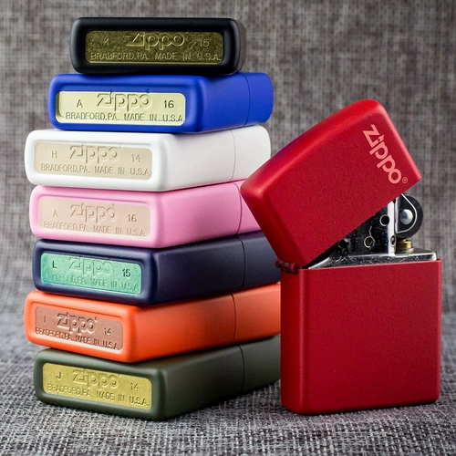 Играя более легкое Zippo подлинное оригинальное подлинное ZP Ligher Zippo Men's Dump Paint Logo Logo Zipoo Gruvo Zppo