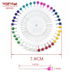 Pin gói điều trị cố định châm cứu kim DIY tay màu hạt ngọc trai vị kim pin pin pin cắm styling công cụ túi - Công cụ & vật liệu may DIY dụng cụ đan len cơ bản Công cụ & vật liệu may DIY
