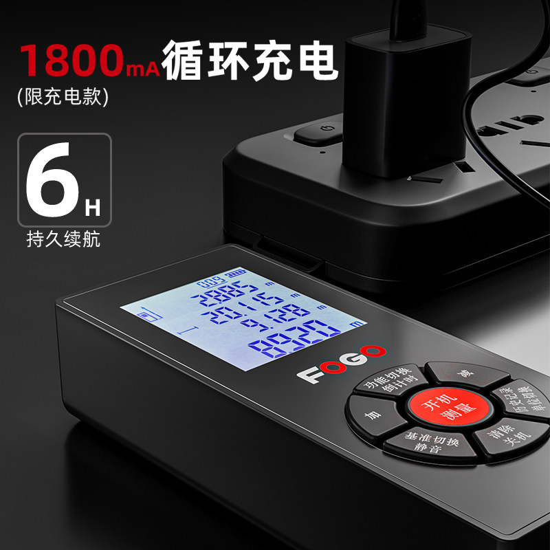 Fuge German Imported High-Precision Handheld Mini Laser Rangefinder Distance Measuring Instrument for Room Measurement