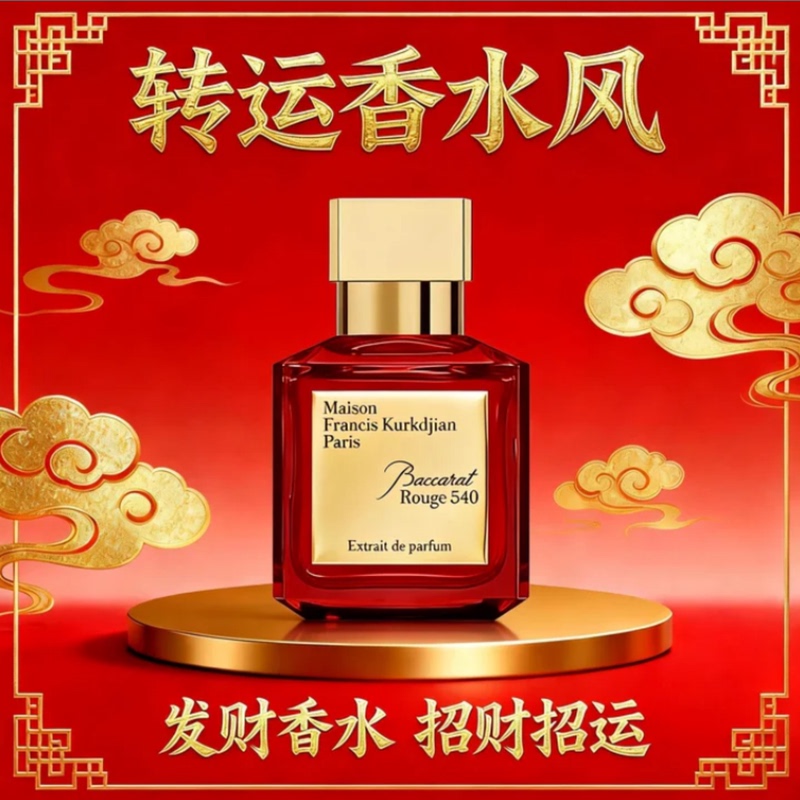 Fanciexiang Baccarat Crystal Red 540 Fragrance Edition One Rose Blooms Rose Paris Night Eau De Parfum