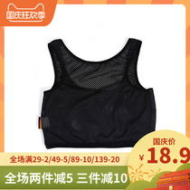 kabiny short breathable les chest mesh adhesive hook shapewear plastic breast sweating sports corset underwear 036