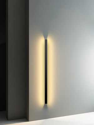 Modern minimalist strip Nordic wall lamp living room background wall lamp bedroom bedside atmosphere LED lighting