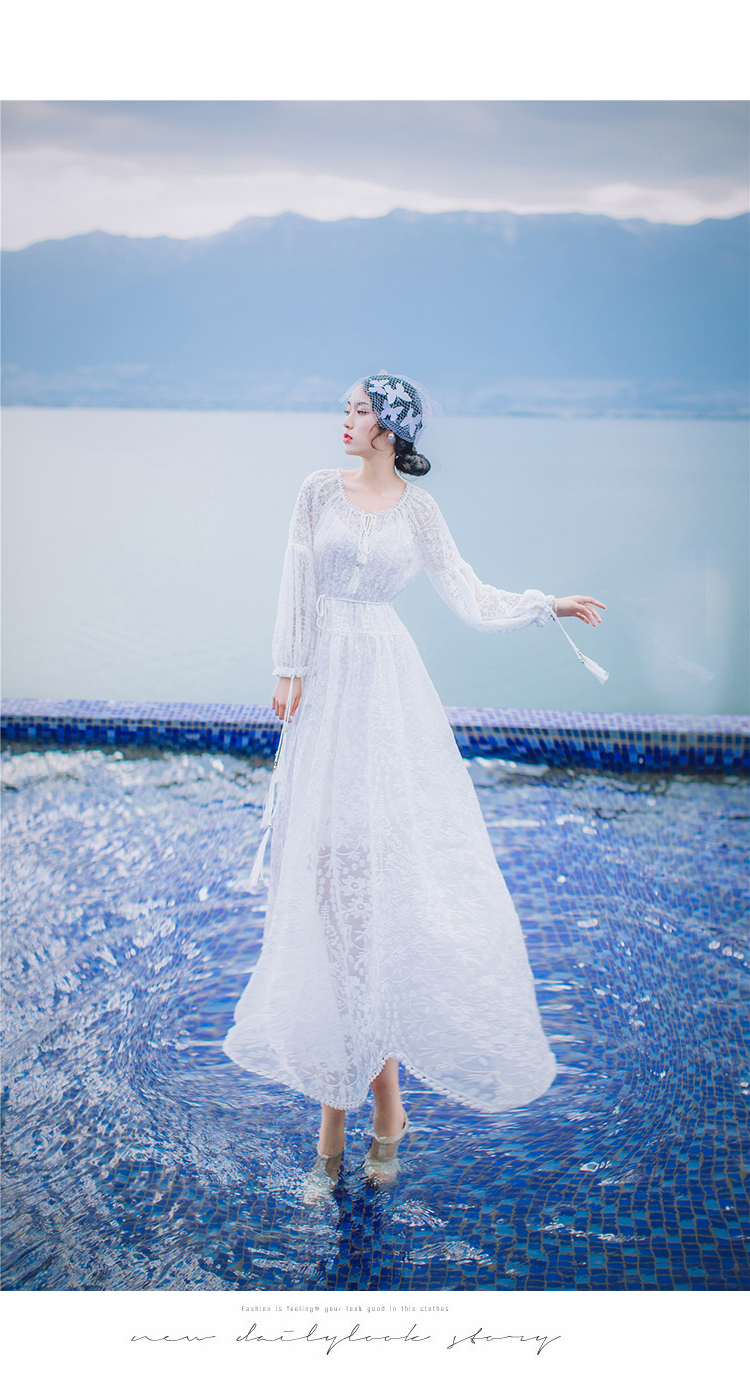 Robe femme SANSCRIT en Dentelle - Ref 3328369 Image 9