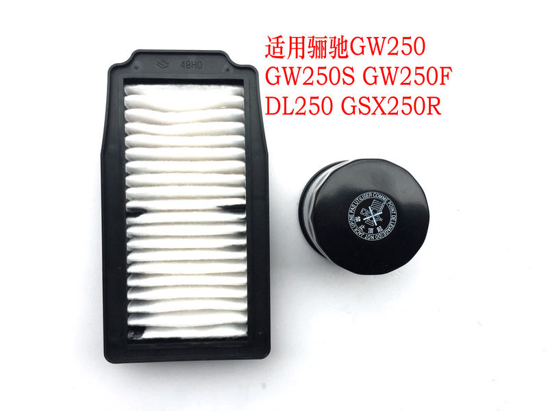 Applicable locomotive Litch DL250 DL250 GSX250R GW250 air filter core filter oil filter core