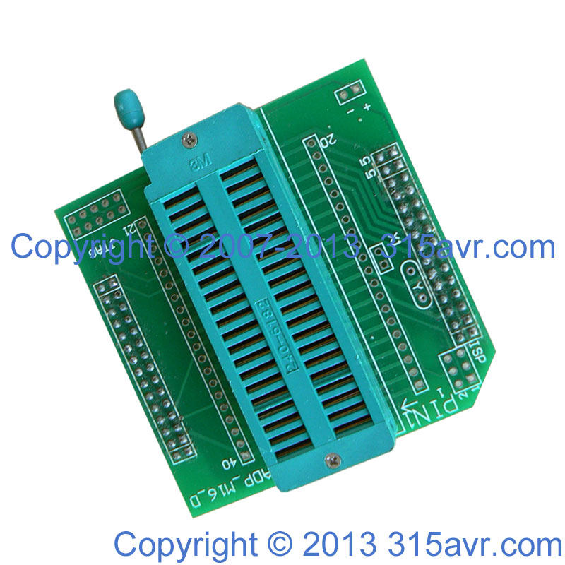 IC Test seat ATMEGA16 16A 32A PDIP 40 foot straight-in AVR programming seat Burned recording seat