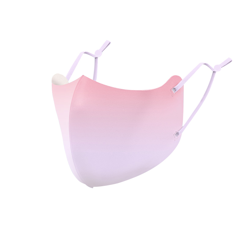 防晒口罩女夏季防紫外线蕉冰丝面罩透气腮红3d立体下显脸小护眼角