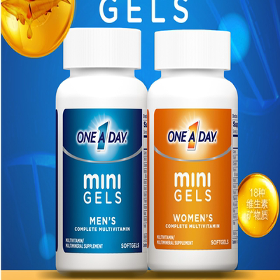 拜耳oneaday多维mini胶囊迷你凝胶复合营养素含DHA多种维生素