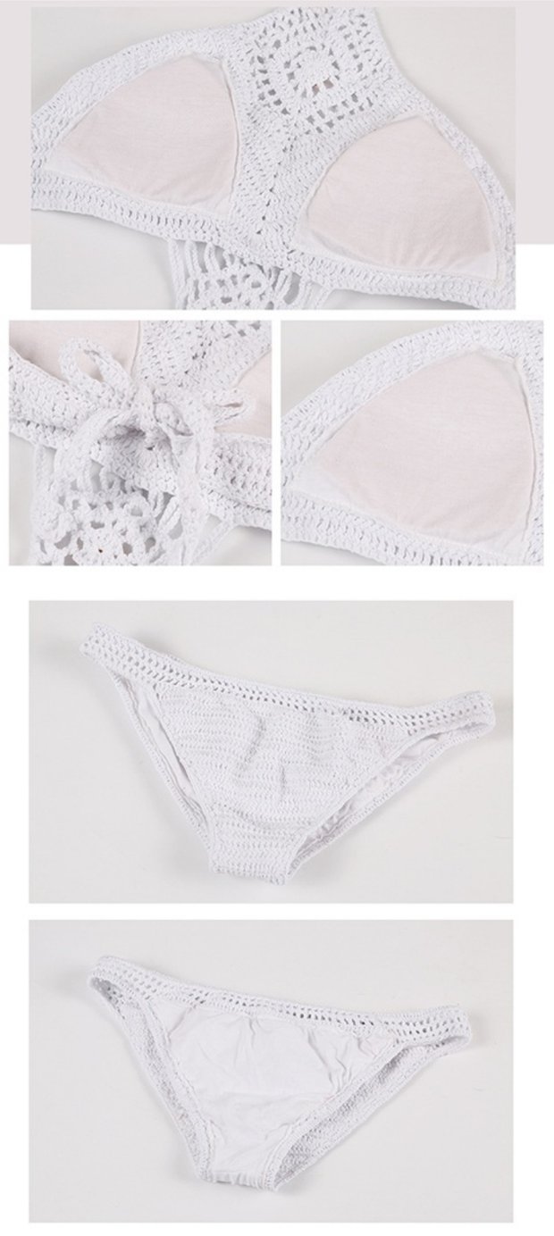 Châu Âu và Mỹ gợi cảm chia đôi bikini nhỏ nước hoa ngực nhỏ tập hợp áo tắm tua rua đan áo tắm mùa xuân nóng bỏng của nữ váy tắm biển đẹp