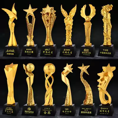 Crystal trophy creative customization Custom love volunteer medal authorization card retrograde honor resin souvenir