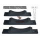 Custom made 4-inch 6-inch 8-inch 10-inch stainless steel strap saddle water treatment membrane shell tank chemical pipe fixing belt