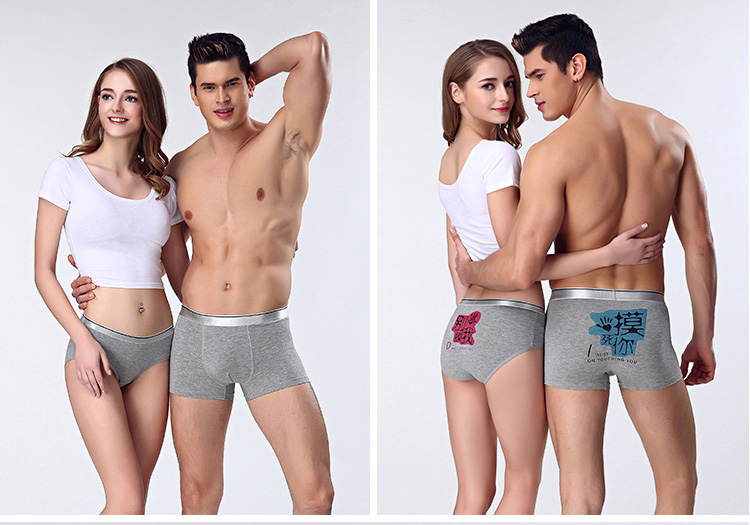 Vài đồ lót đồ lót phù hợp với vẻ đẹp của nam giới đồ lót cotton nam boxer modal bông cá tính mô hình người lớn