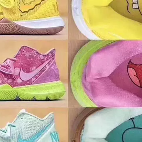 Nike Kyrie 5 Ericsson 5 SpongeBob Pate Big Octopus CJ6950-600-300-700