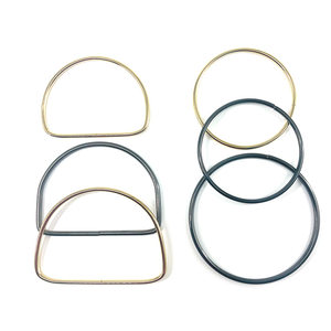 Metal Round D-Ring Handbag Handle Hardware Accessories Carrying Handle