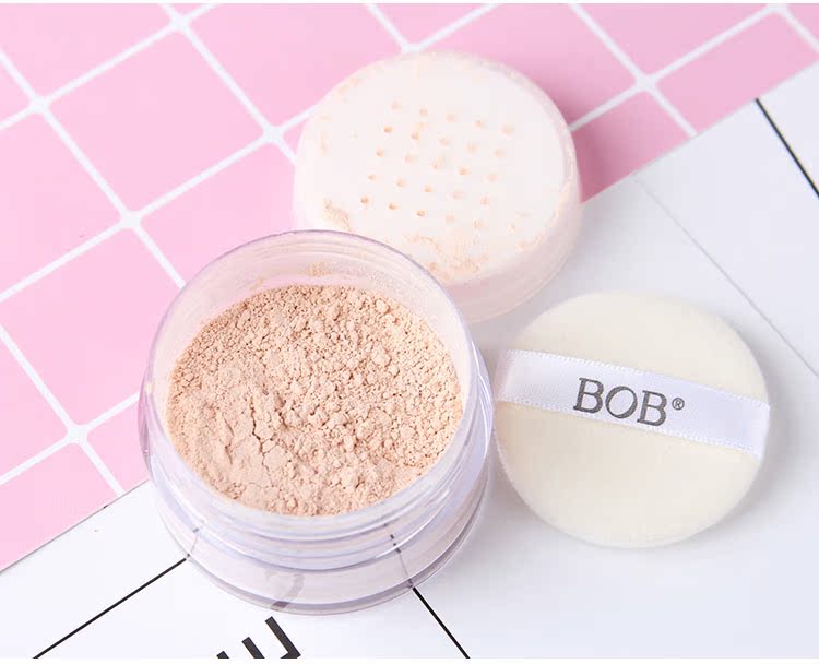Chính hãng BOB trong suốt pha lê sáng bột lỏng trang điểm bột sửa chữa năng lực quầy phấn trang điểm kiểm soát dầu kéo dài che khuyết điểm - Quyền lực phấn kiềm dầu innisfree