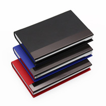 Business card holder mens business creative high-end large capacity portable storage box exhibition gifts customized womens business card box