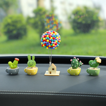 Car Pendulum female Chinese control Desk Creative personality Net Red Katong Meng Meng Meng cute car decorated in car Ornament Pendulum