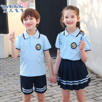 2020 new primary school uniforms summer sports class uniforms childrens sportswear short-sleeved kindergarten Garden uniforms summer