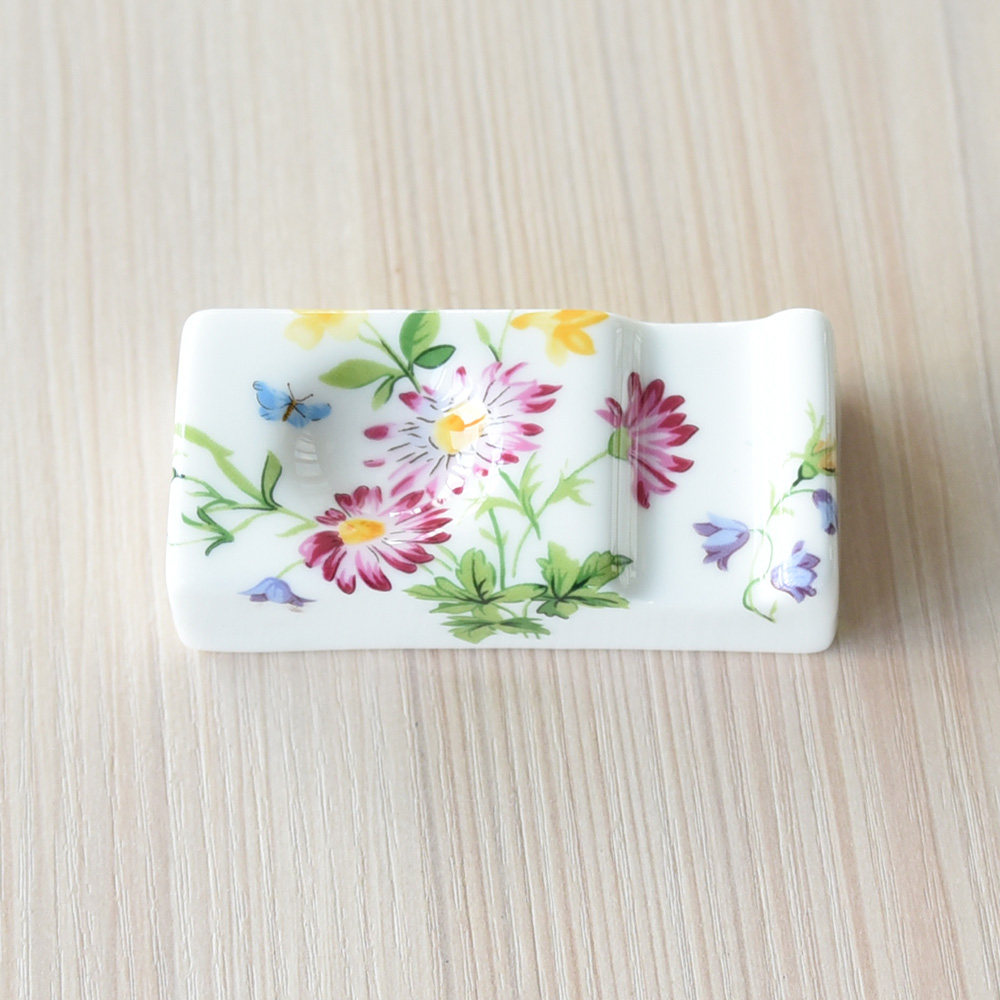 Flowers Sea Chopsticks Rack In-home Dining Room Cutlery Bone China Ceramic Dual-use Release Spoon Chopsticks chopstick rack Home Depot