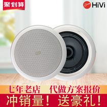 Hivi Whitway TD202 TD201 high-end ceiling horn conference room ceiling 6 5 inch embedded audio