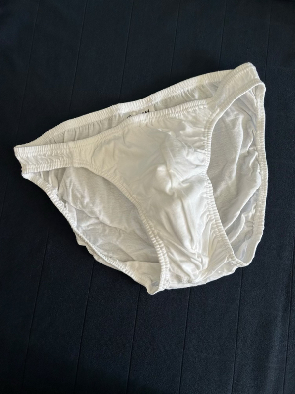 3-Pack Low-Rise High-Cut Briefs with Double-Layer U-Pouch Jockey Men's Full-Back Coverage Combed Cotton Tangas