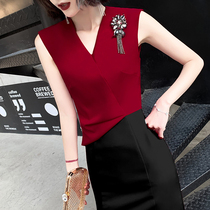 High-end small evening dress female 2021 New temperament celebrities light luxury niche dress can usually be worn in summer
