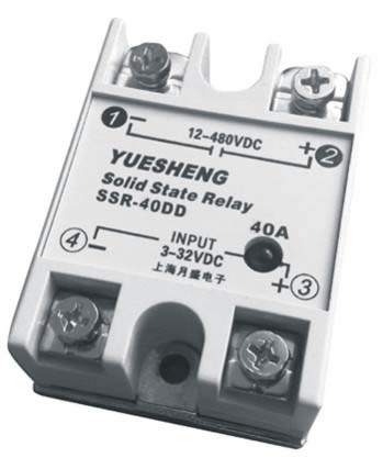 DC Control DC Solid State Relay SSR-40DD DC Relay 480V 10A-80A Optional