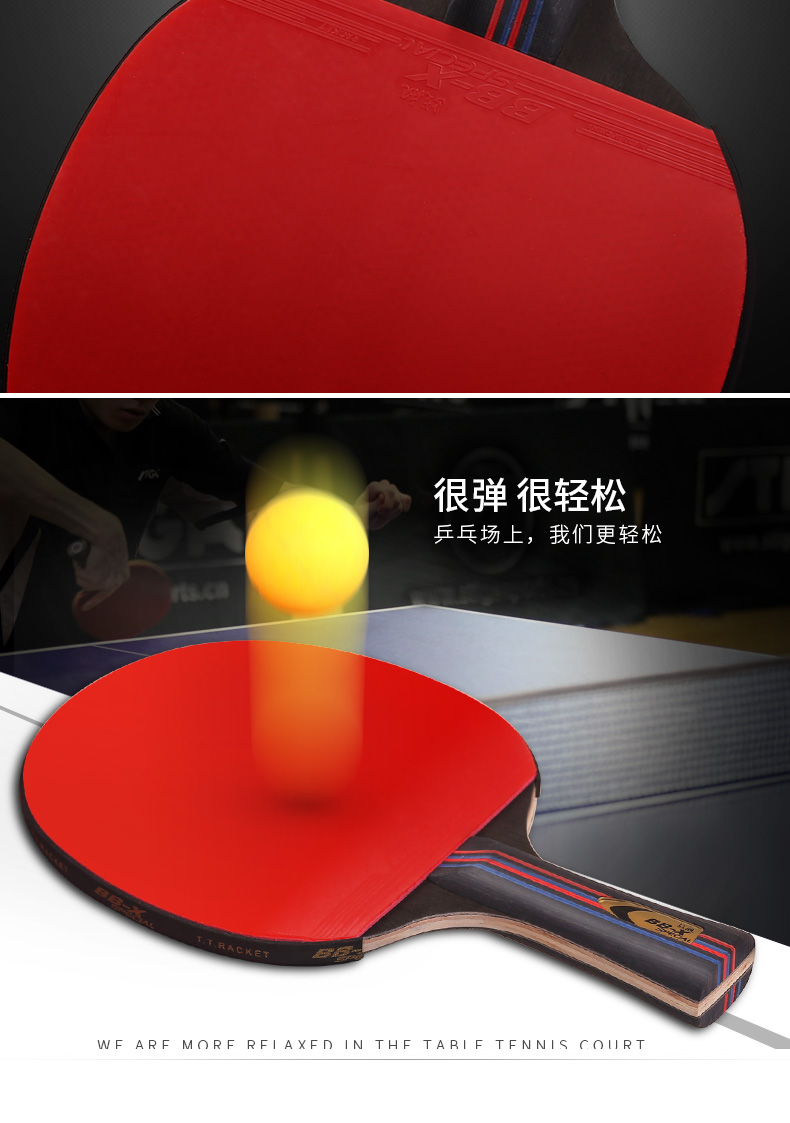 Battleship samsung table tennis vợt người mới bắt đầu bút-giữ ngang shot trẻ em của table tennis racket 2 gói chính hãng bàn bóng bàn elip spor