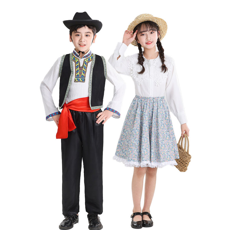 Children's Italian-Style Clothing, Foreign Clothing, European Pastoral Gentleman's Clothing, Sicilian Pastoral Gentleman's Clothing