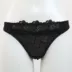 Shi Luohan Duo quần lót nữ M-LL cỡ SHIROHATO bon hoa hồng thêu ren phù hợp với quần chữ T sexy - G-string