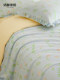 Mingdu Four-Piece Bedding Set 2026 New Model 60-Count Lenzing Tencel Lfh Printed Bed Sheet Duvet Cover Bedding - Green Grassland