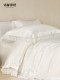 Mingdu Four-Piece Bedding Set, 100-Count Double-Strand Pure Cotton, Light Luxury High-End Bed Sheet, Duvet Cover, Bedding - Lace Set