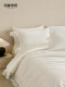 Mingdu Four-Piece Bedding Set, 100-Count Double-Strand Pure Cotton, Light Luxury High-End Bed Sheet, Duvet Cover, Bedding - Lace Set