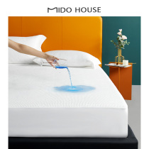 High-end Tencel waterproof bed sheet Urine-proof breathable machine washable bedspread Mattress cover Simmons protective cover Mattress cover