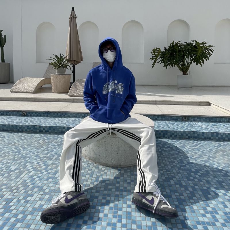 European and American hiphop pants high street ins tide brand niche high-end American street fried street loose sweatpants men