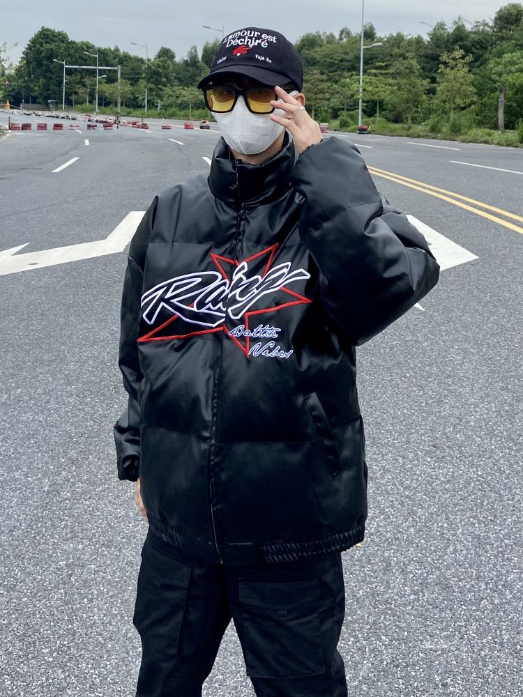 American winter street style down jacket for men and women hip-hop loose oversize leather country tide couple jacket