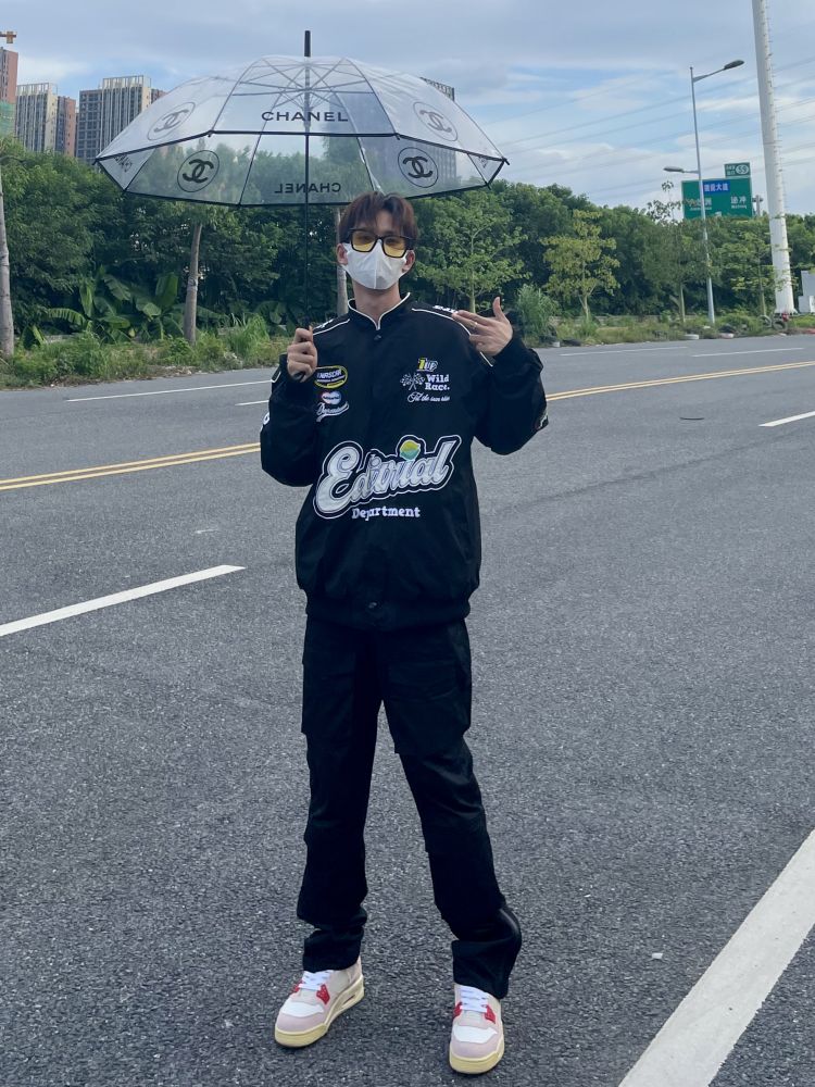 European and American autumn and winter new high street racing cotton jacket men's ins tide brand American design baseball jacket