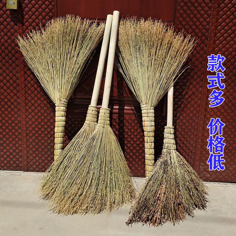 Farmhouse natural sorghum broom broom sorghum threshing spike seedling broom dusting manual broom sanitation floor cleaning