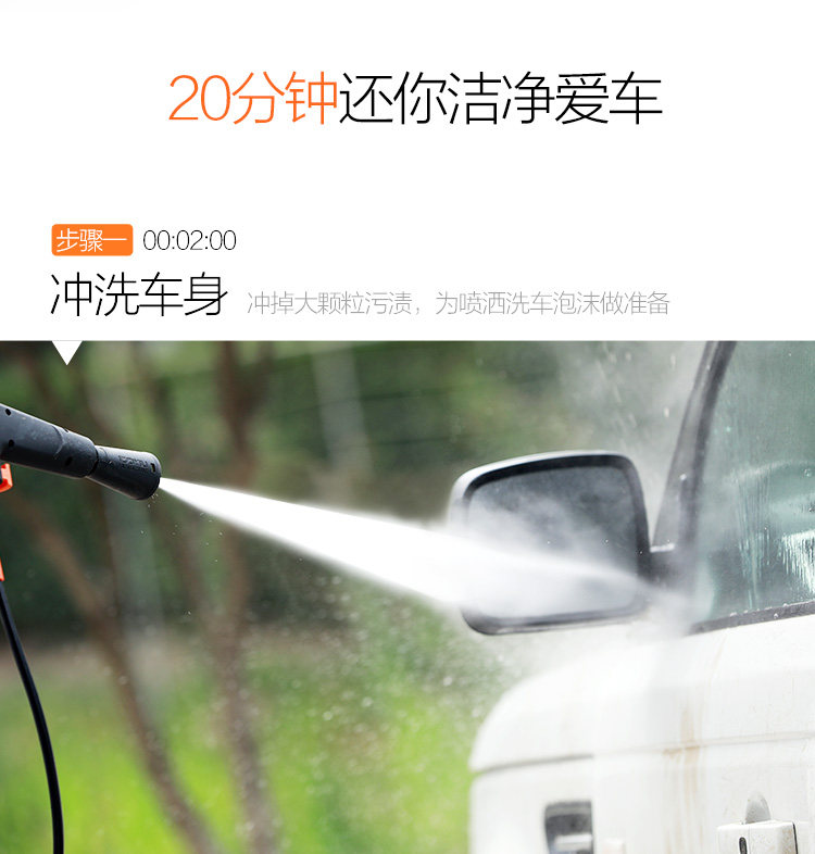 亿力 充电式锂电 无线洗车机 图16