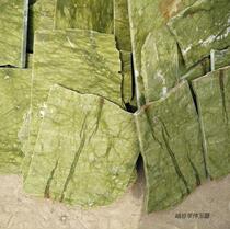 Supply jade plate natural Dandong Green with Jade slices sauna sweat steam room decoration floor Jade wool sheet