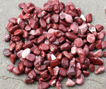 Natural Red Jade grain Xiuyan Jade rolling stone sauna Khan steam room decoration jade stone stone