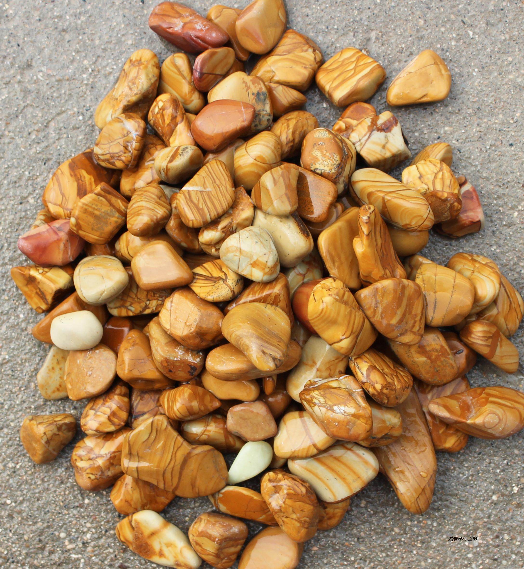 Sweat Steam Room Jade Grain Rock Pan Bath Jade Natural Yellow Earth Stone Grain Sauna Jade Wood Grain Stone Grain jade Goose Pebble