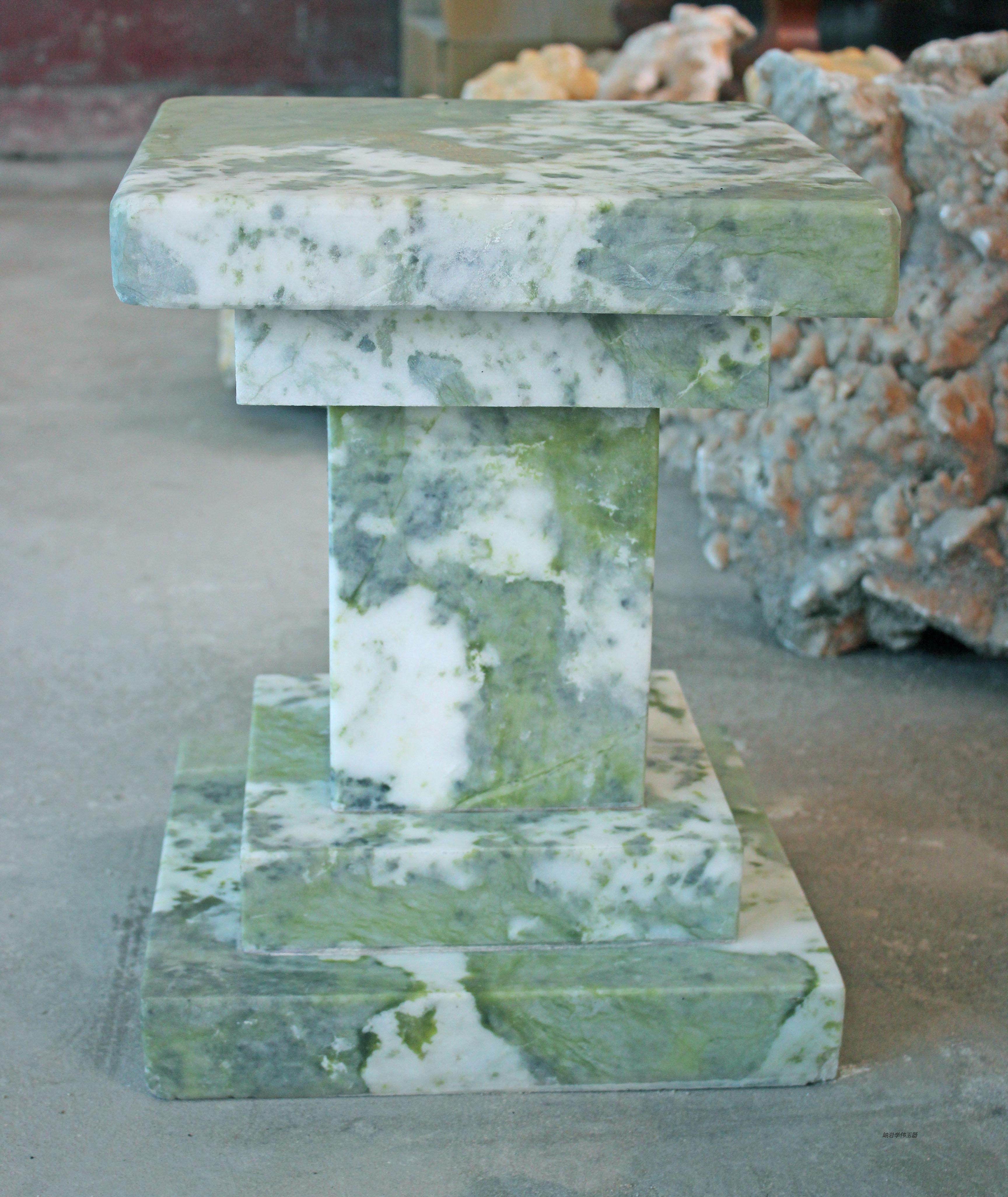 Sweat Steam Room Stool Flower Jade Jade Jade Board Stool Sauna Jade Stool Bathing Bath Pool Stool Manufacturer Direct