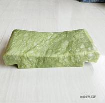  Natural jade solid jade pillow Summer cool neck pillow Sweat steaming bath massage jade pillow dispel heat and cool down sleep hard pillow