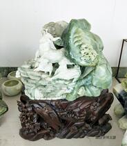  Xiuyu Sanyang Kaitai large floor-to-ceiling ornaments Landscape living room gifts opening lucky natural jade crafts