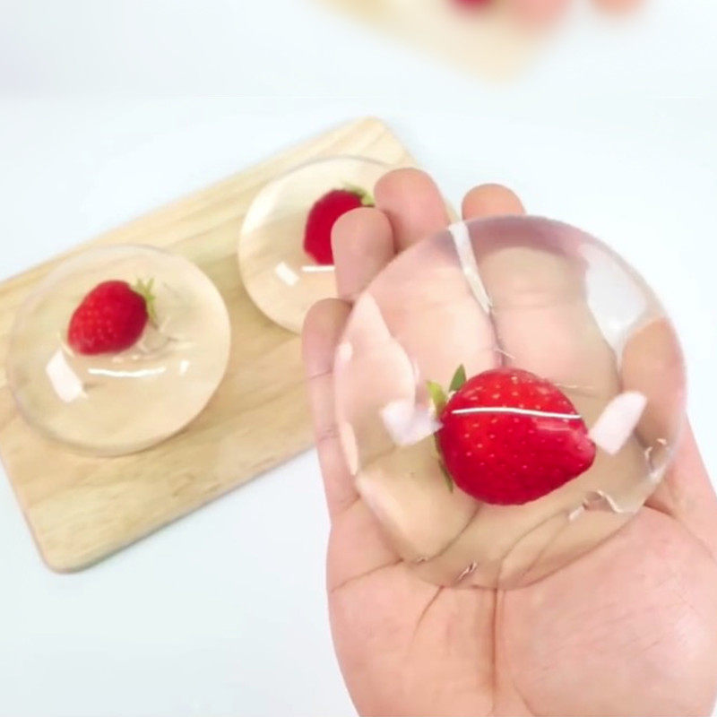 Amazing Time Is Popular Internet Celebrity Desserts Everywhere Jelly Water Xingen Cake Is Said To Be Zero Calorie Raindrop Cake