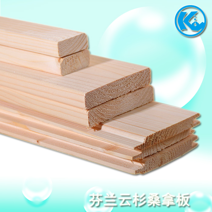 Sauna room body Sauna board Imported Finnish spruce white pine board Wall board chair wood floor wood Dry steam room board