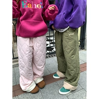 EAHO Бархатные зимние водонепроницаемые лыжные ветрозащитные штаны для отдыха